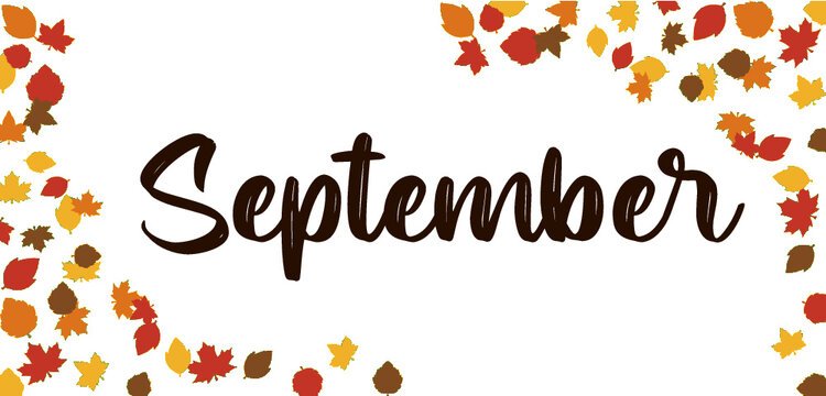 september background Stock Vector | Adobe Stock
