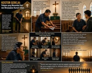 Cerita Inspiratif: Kostor Gereja: Pelayan yang Menambal Hati dan Menyiapkan Rumah Tuhan